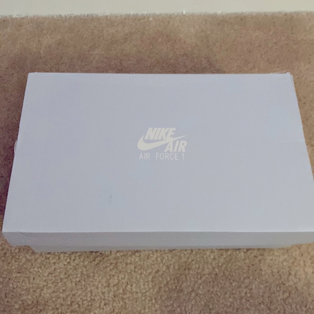 All cream air force 1s